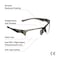Allen Co Outlook Shooting Safety Glasses, Clear Lenses, ANSI Z87.1+ & CE Rated 2383 - alternate 6